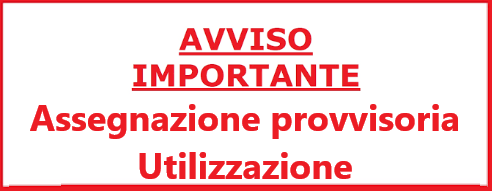 ASSEGNAZIONE PROVVISORIA A.S. 2026/2027